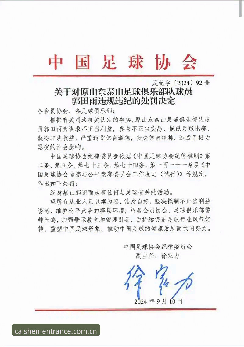 足协终身禁足vs五年禁赛：哪个更震撼？3368财神棋牌用户热议的足球反腐风暴深度解析